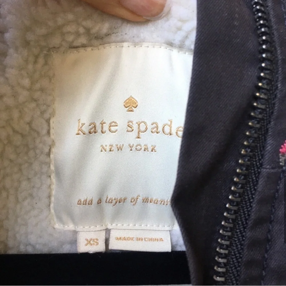 kate spade black printed